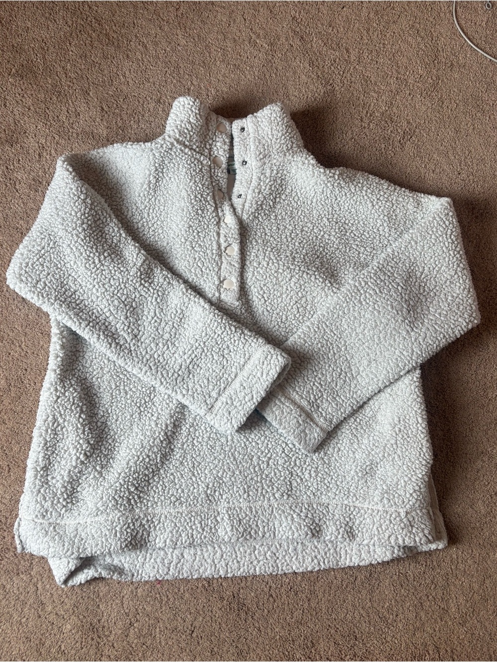 aerie Sherpa Snap-Front Pullover